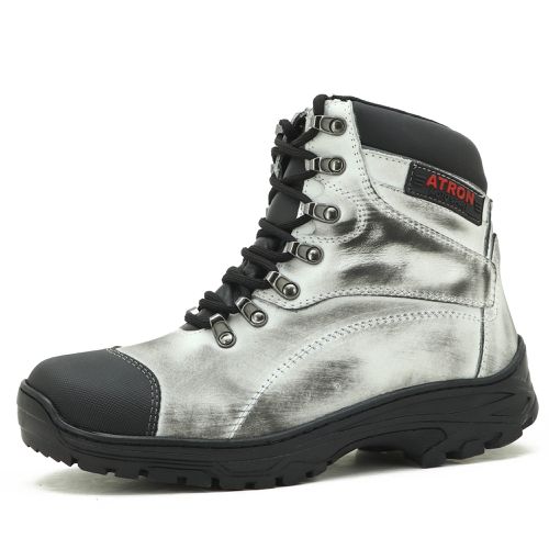 244AT-Coturno Adventure Shoes Trekking em couro le... - Terra dos Calçados
