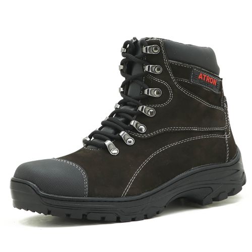 244AT-Coturno Adventure Shoes Trekking em couro le... - Terra dos Calçados