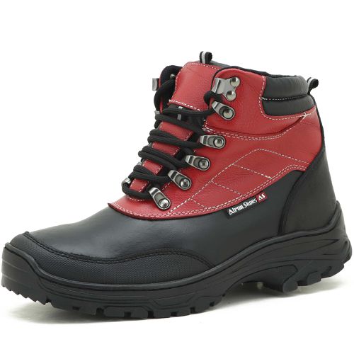 246AT-Coturno adventure trekking legitimo couro em... - Terra dos Calçados