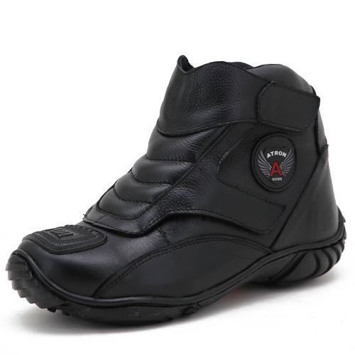 270AT-Coturno motociclista com borracha proteção e... - Terra dos Calçados