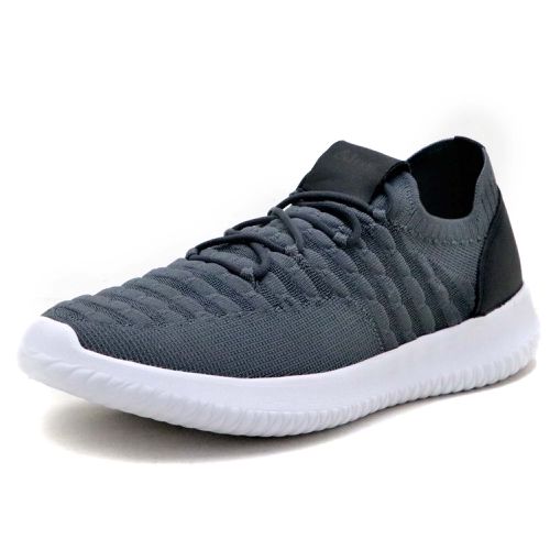 Tenis Masculino Knit ultra leve forrado couro palm... - Terra dos Calçados
