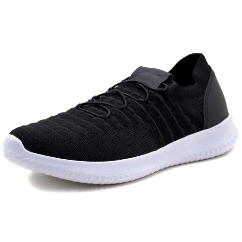 Tenis Masculino Knit ultra leve forrado couro palm... - Terra dos Calçados