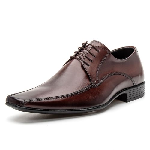 4605BGI-Sapato Social Masculino em Couro nobre Bic... - Terra dos Calçados