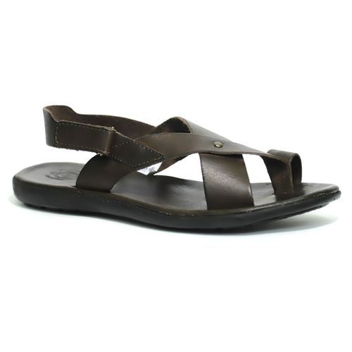 R21TCW-Sandalia Masculina de couro descanso,elegan... - Terra dos Calçados