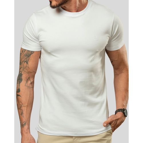 Camisa Algodão Pima Premium Teselli Branco 060625