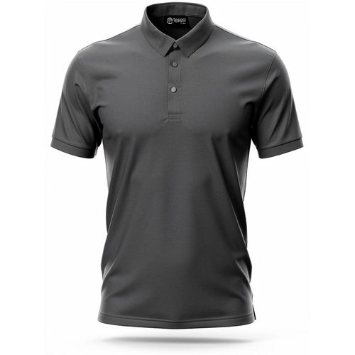 Camiseta Polo Tecnológica Teselli Cinza 0770