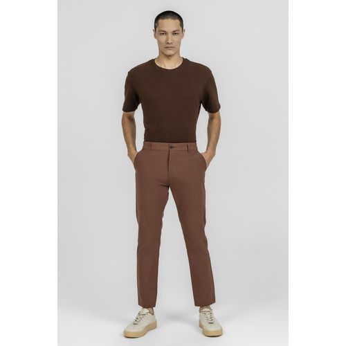 Camiseta Textura Confort K&J Marrom CA24347