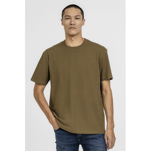 Camiseta King e Joe Textura Oversized Kaki CA24348