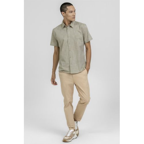 Camisa King e Joe M/C 100% Algodão Kaki CS00204