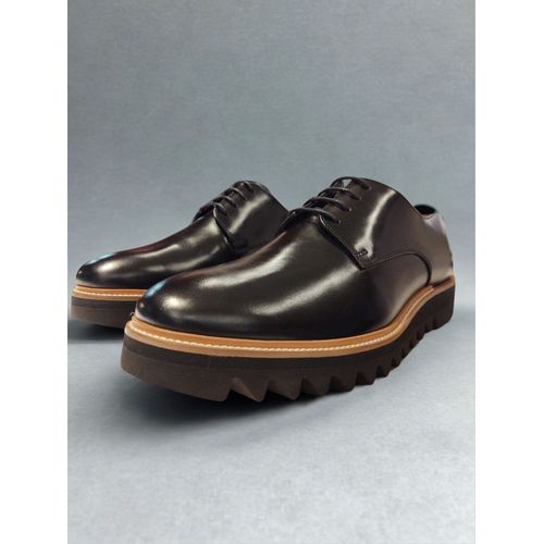 Sapato Derby Teselli Tractor Peack Cafanil Preto