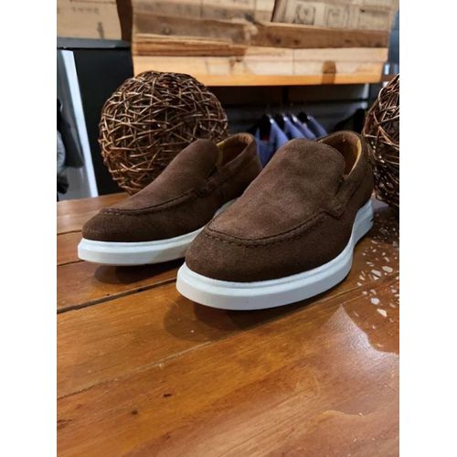 Loafer Teselli Mérida Camurça Marrom Air 91601