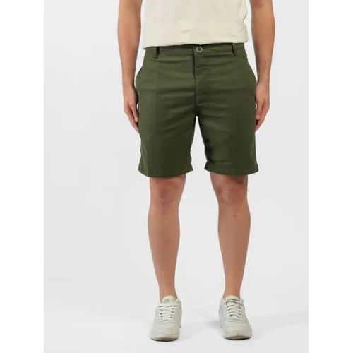 Bermuda em Linho Saka Verde BE82502