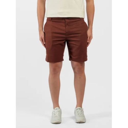 Bermuda em Linho Saka Marrom BE82502