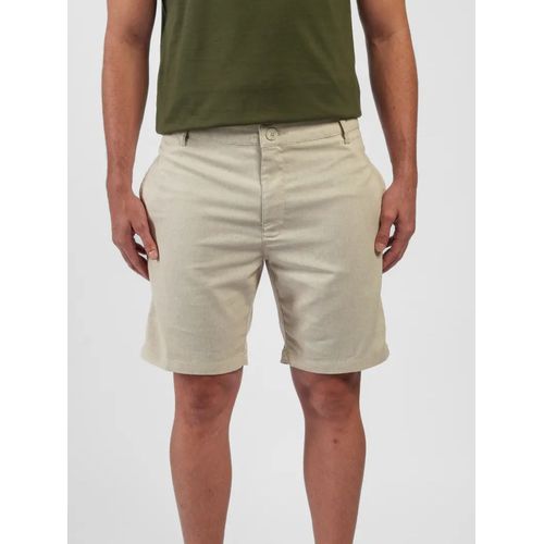 Bermuda em Linho Saka Bege BE82502