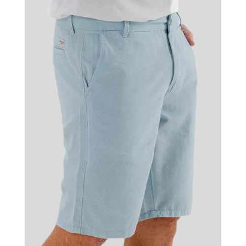 Bermuda Casual King e Joe Slim Linho Azul BM00201