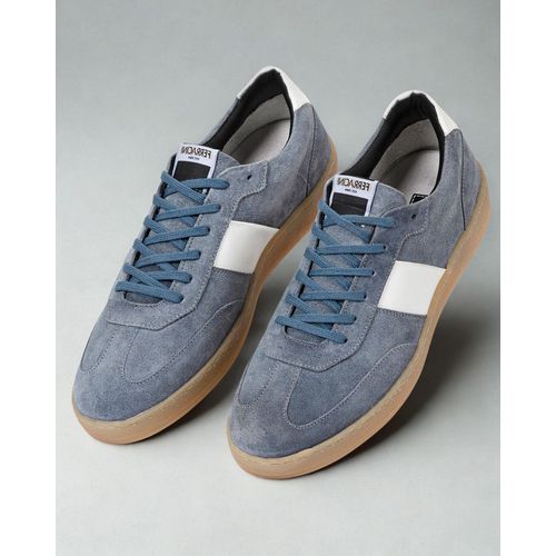 Sneaker Ferracini Camurça Denin Cinza 7583