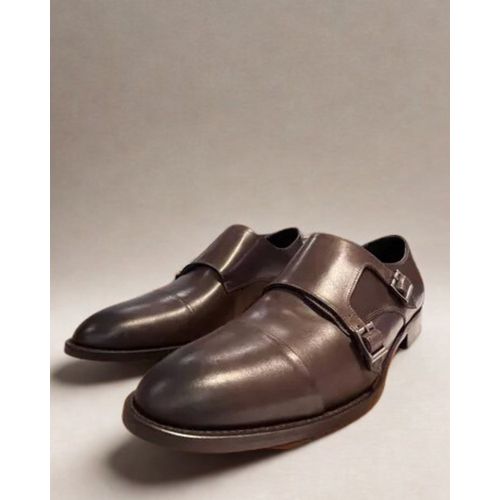 Sapato Social Double Monk Teselli Marrom 78504