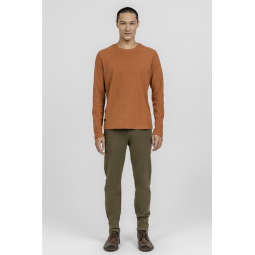 Blusão em Malha Slim K&amp;amp;amp;J Ocre MA24026