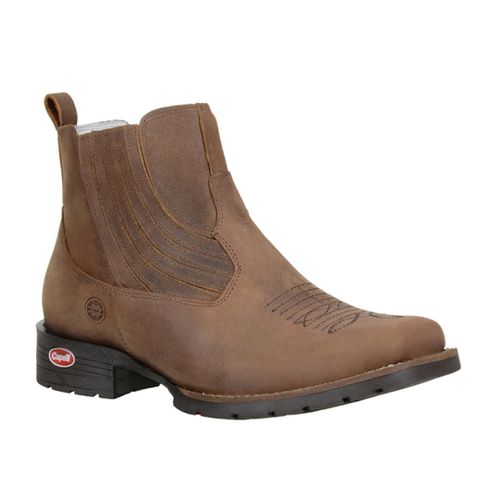 Botina Texana Masculina Capelli Boots Crazy Horse Havana - TEXASKING | Botas e Botinas Country