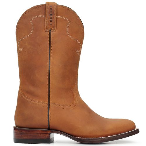 Bota Roper Leather Sole Vimar Boots 81306 Dallas Bambú - TEXASKING