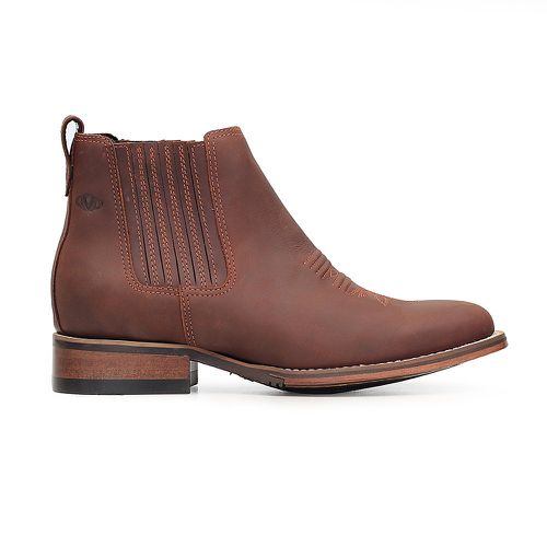 Botina Roper Leather Sole Vimar boots 82026 Dallas Terra - TEXASKING | Botas e Botinas Country