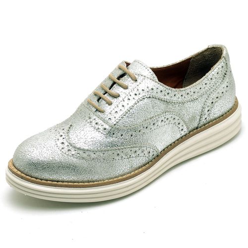 Sapato Social Feminino Top Franca Shoes Oxford Cam... - Top Franca Shoes | Calçados confortáveis em Couro