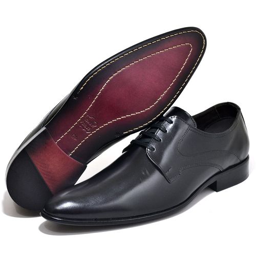 Sapato Social Executivo Classico Sola Couro Preto - Top Franca Shoes | Calçados confortáveis em Couro