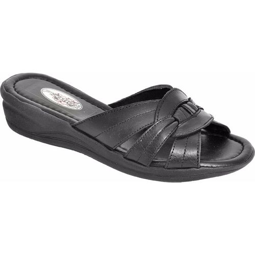 Sandália Tamanco Conforto Anatomico Ortopédica Pre... - Top Franca Shoes | Calçados Confortáveis em Couro