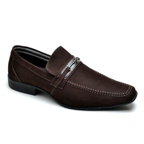 Sapato Social Masculino Couro Marrom - Top Franca Shoes | Calçados confortáveis em Couro