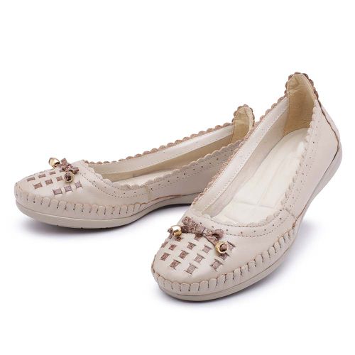 Sapatilha Feminina Top Franca Shoes Conforto Cacau - Top Franca Shoes | Calçados Confortáveis em Couro