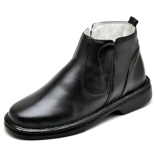 Bota Botina Social Masculino de Conforto Anatômico... - Top Franca Shoes | Calçados confortáveis em Couro