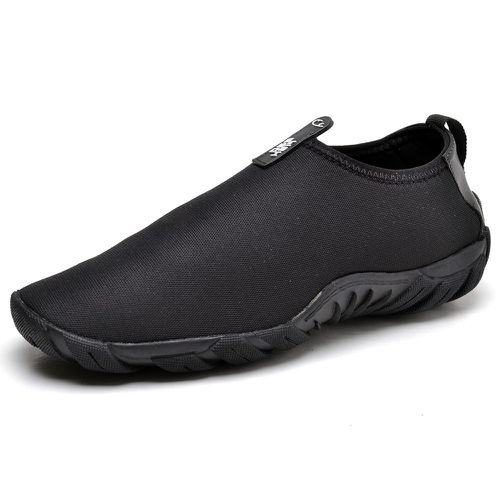 Sapatilha Aquática Esporte Náutico Neoprene Preto - Top Franca Shoes | Calçados Confortáveis em Couro