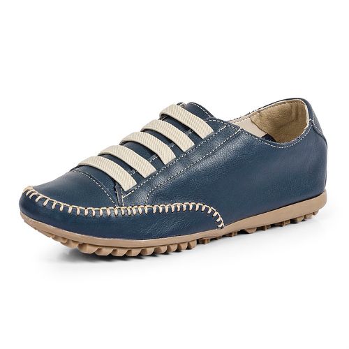 Mocatênis Feminino Top Franca Shoes Azul Marinho - Top Franca Shoes | Calçados Confortáveis em Couro