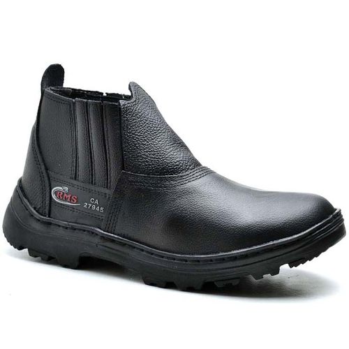 Bota Coturno Masculino Anti Chamas Segurança Preto - Top Franca Shoes | Calçados confortáveis em Couro