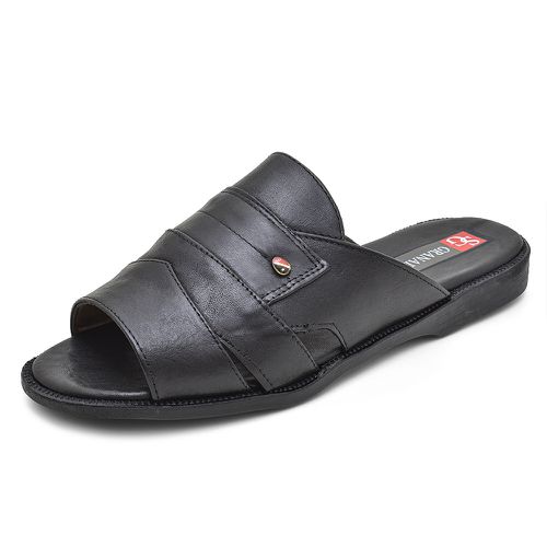 Sandália Chinelo Franciscano Top Franca Shoes Pret... - Top Franca Shoes | Calçados confortáveis em Couro