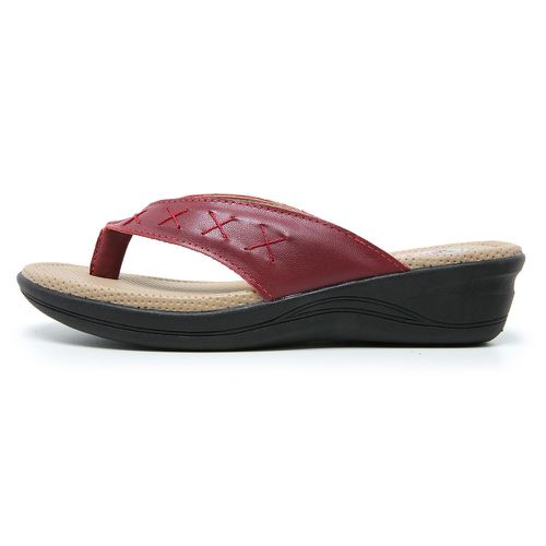Sandália Chinelo de Dedo Conforto Anatomico Ortopé... - Top Franca Shoes | Calçados confortáveis em Couro