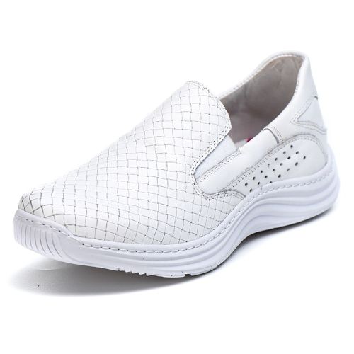 Tênis Sapatenis Slip Top Franca Shoes Off White - Top Franca Shoes | Calçados confortáveis em Couro