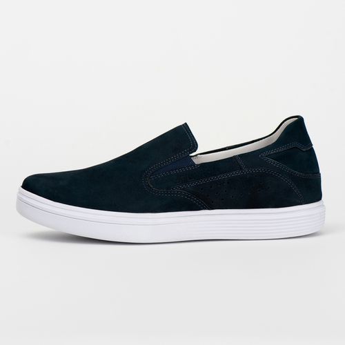 Tênis Sapatênis Slip Casual Top Franca Shoes Azul - Top Franca Shoes | Calçados Confortáveis em Couro