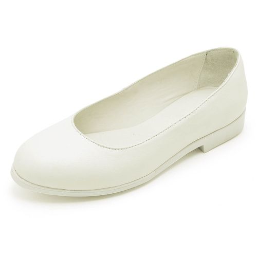 Sapato Sapatilha Boneca Top Franca Shoes Branco - Top Franca Shoes | Calçados confortáveis em Couro