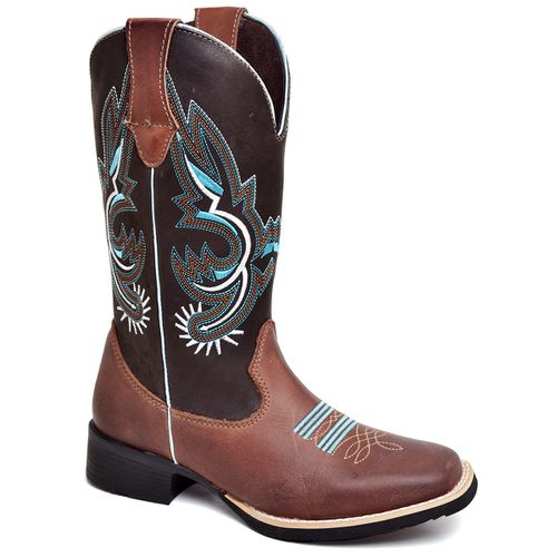 Bota Texana Feminina Botina Country Em Couro Bico ... - Top Franca Shoes | Calçados Confortáveis em Couro