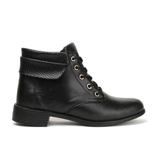 Bota Botinha Feminina Coturno Cano Curto Baixo Mod... - Top Franca Shoes | Calçados Confortáveis em Couro