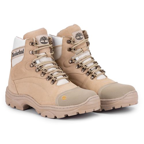 Bota Timberland Bulld 0.5 Nude em Couro Legitimo -... - TRILHA BOOTS