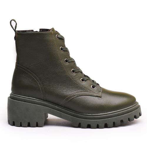 Coturno Londres em Couro Militar/Militar - 280001-... - MONOPÓLIO SHOES 