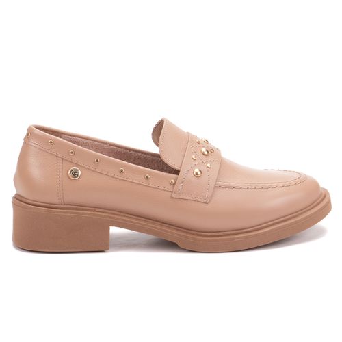 Mocassim Zara em couro Nude - 150019M-4132 - MONOPÓLIO SHOES 