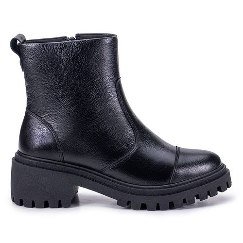 Coturno Monopólio Loui em Couro Preto - 161017M-41... - MONOPÓLIO SHOES 