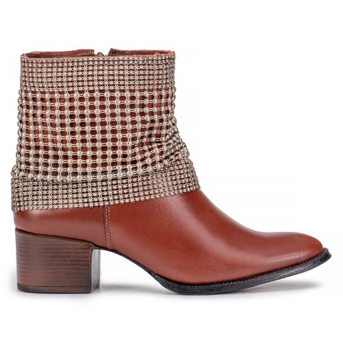  Bota Florença Monopólio em Couro Nescau/O.V. - 18... - MONOPÓLIO SHOES 