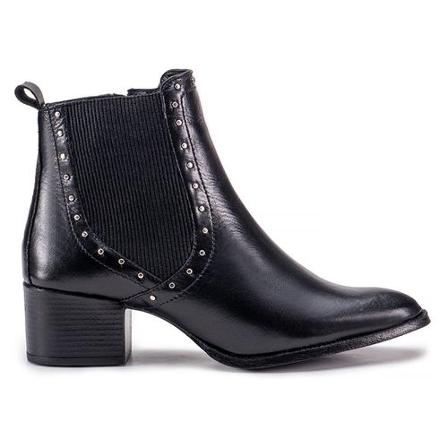 Bota Monopólio Em Couro Preto - 18220-1801 - MONOPÓLIO SHOES 