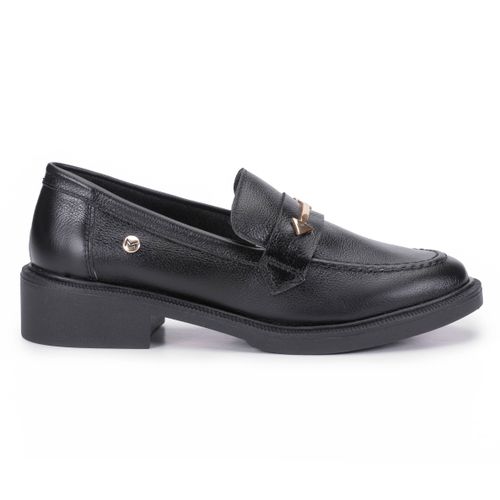 Mocassim em Couro Luiza Preto - 150037M-4134 - MONOPÓLIO SHOES 