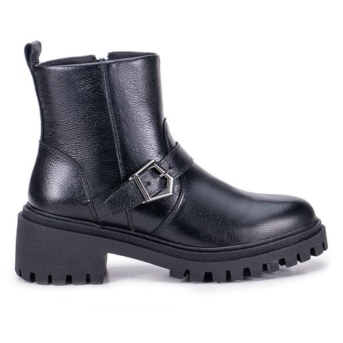 Coturno Serena em Couro Com Fivela - 161010m-4134 - MONOPÓLIO SHOES 