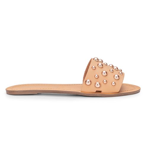 Rasteira Flat Monopólio Júlia Couro Nude - 86127-F... - MONOPÓLIO SHOES 